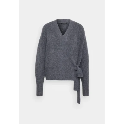 Afbeelding van Triumph Amourette COZY Cardigan Pyjamashirt, Dames, Maat: 42, Dark grey melange