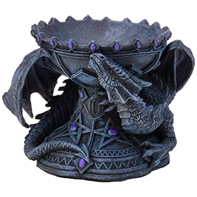 Afbeelding van Nemesis Now Kristallen bolhouder Dragon Beauty Zwart