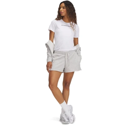 Afbeelding van Under Armour UA Rival Terry Short Dames Sportbroek Grijs