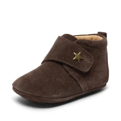 Afbeelding van bisgaard Shoe Baby Star First Walker unisex kinderen donkerbruin, 25 EU, Donkerbruin