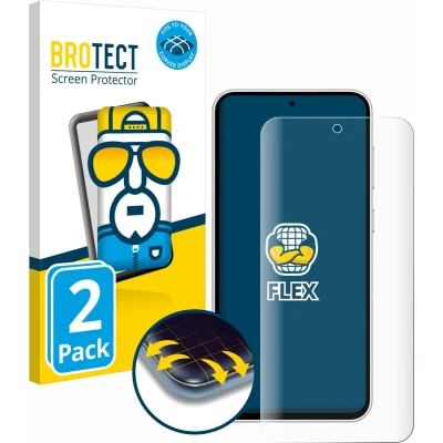 Afbeelding van BROTECT Screenprotector voor Samsung Galaxy S23 FE Folie Beschermfolie transparant volledig dekking (2 Stuks)