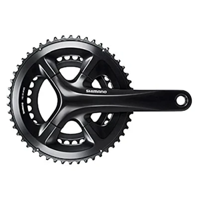 Afbeelding van Crankstel 2 x 11 speed Shimano Road FC RS510 172,5/50 34T met holle as zwart