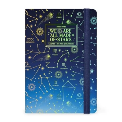 Afbeelding van LEGAMI AGENDA 2025 2026 16mnd WEEK + NOTITIE HARDCOVER STARS