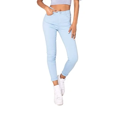 Afbeelding van Nina Carter Dames Jeans Slim Fit P056, Hemelsblauw (P109 14)