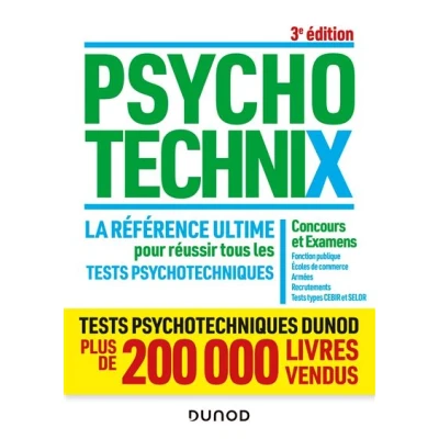 Image de PsychotechniX La référence ultime pour réussir tous les tests psychotechniques