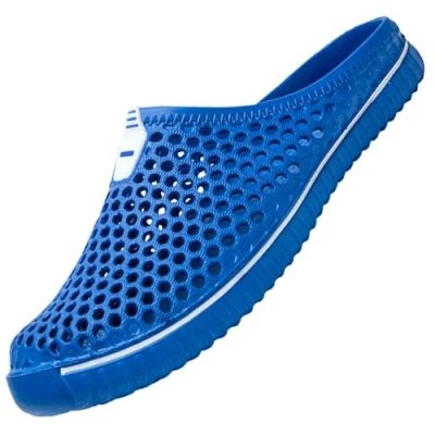 Afbeelding van SAGUARO Zomer Tuin Klompen Lichtgewicht Sneldrogende Mesh Slipper Wandelen Sandalen Strand Zwembad Antislip Schoenen Vrouwen Mannen voor Indoor Outdoor, Blauw, 40 EU