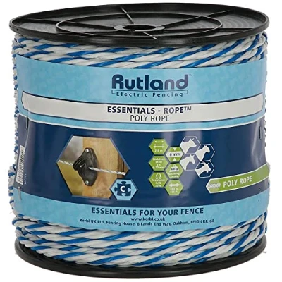 Afbeelding van Rutland Essentials PE touw, 200 m, wit/blauw