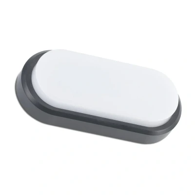 Afbeelding van LED buitenwandlamp Fred XL IK10 donkergrijs/wit