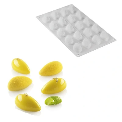 Afbeelding van Silikomart Siliconen Vorm Quenelle (20) 44x21x20mm