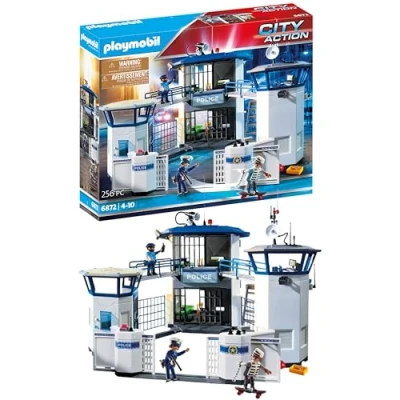Image de Playmobil 6872 Centre de Commande la Police avec Prison