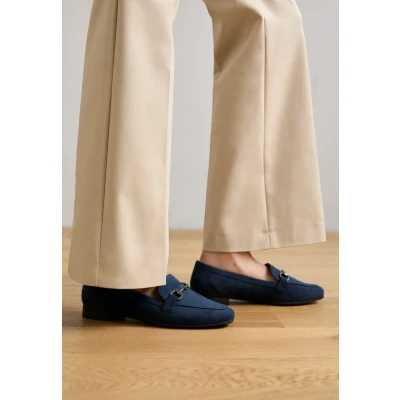 Afbeelding van Marco Tozzi Instappers, Dames, Maat: 36, Navy Textiel