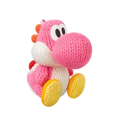 Afbeelding van Amiibo Yoshi&#039;s Woolly World Collection figuur: Woll Yoshi #pink