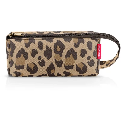 Afbeelding van reisenthel Étui pliable Leo Macchiato Boxy Cosmetic Case : compagnon de voyage optimal avec beaucoup d&#039;espace rangement. 2 compartiments intérieurs pour plus d&#039;ordre