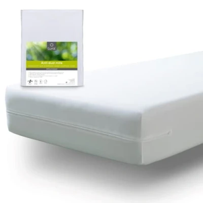 Afbeelding van Tural Waterdicht en ademend huismijtwerend matrasvernieuwer matrashoes met rits.60x120 cm.