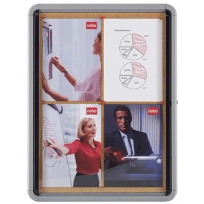 Image de Nobo Vitrine Interieur Fond Liege Pour 6 Documents A4