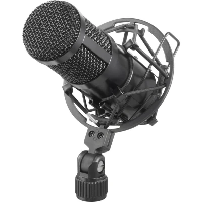 Afbeelding van Renkforce RF MIC 510 USB microfoon Statief Zendmethode:USB Incl. koffer, shockmount, windkap, kabel, microfoonstatief