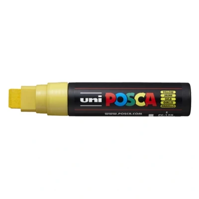 Image de POSCA PC17K PTE XL BISEAUTE JAUNE