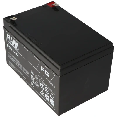 Afbeelding van Fiamm FG21202 batterij 12Ah MET fASTON 6.3MM stekkercontacten
