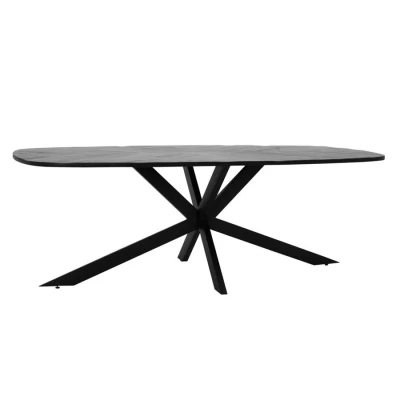 Afbeelding van Silvi Eetkamertafel zwart 240 cm