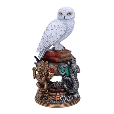Image de Figurine Harry Potter Hedwige et Blasons Maisons