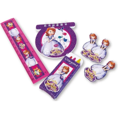 Afbeelding van Amscan Sofia The First Schrijfset 20 delig Roze/paars