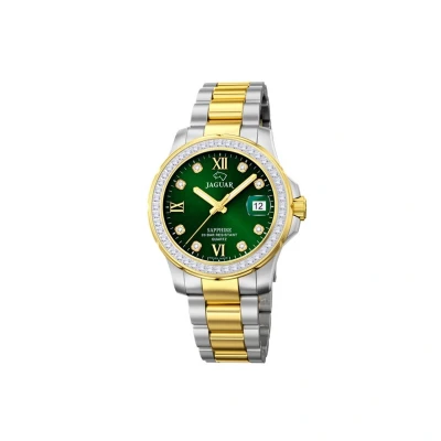 Afbeelding van Jaguar Executive Kollektion Horloge, Dames, Maat: One Size, Silberfarben goldfarben