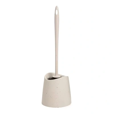 Afbeelding van TATAY Toiletborstel Standard Ecohome van polypropyleen, zwarte borstel, BPA vrij, gemaakt in Spanje, 100% gerecycled kunststof, afmetingen 12 x 38 cm
