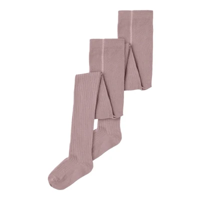 Afbeelding van Name it Nknpantyhose Unisex 2 PACK Panty voor kinderen, Maat: 74/80, Woodrose