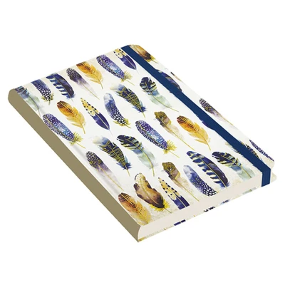 Afbeelding van Peter Pauper Notitieboek Watercolor Feathers (mid size)