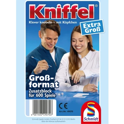 Afbeelding van Kniffelblock groß 100 Blatt