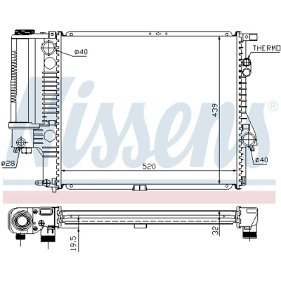 Afbeelding van Nissens Radiateur 60607