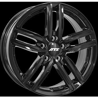 Afbeelding van ATS 5 gat 17duim 112mm lichtmetalen Velg Antares hyper silber schwarz Horn poliert AT75745B62 6