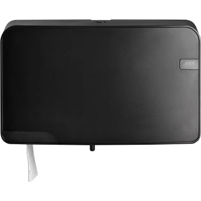 Afbeelding van Quartz black mini jumbo duo toiletrolhouder (441057)