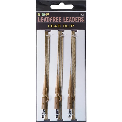 Afbeelding van ESP Leadfree Leadclip Leader 1m Bruin OneSize