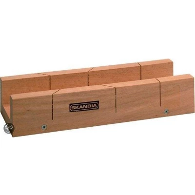 Afbeelding van Skandia houten verstekbak 300 x 55 mm met fijnzaag
