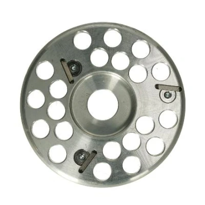 Image de Disque en alu. pro, 120 mm, 3 couteaux, MS Schippers Convient aux Bovins Vaches