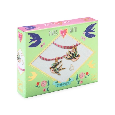 Afbeelding van Djeco armbandjes maken me &amp; you bird ribbons