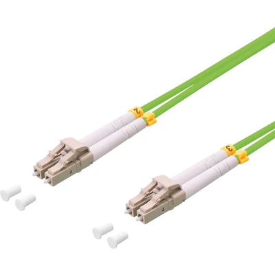 Afbeelding van LogiLink FP5LC10 Glasvezel Optische vezel Aansluitkabel 50/125 µ Multimode 10.00 m
