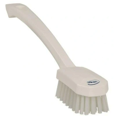 Image de VIKAN 30885 brosse à vaisselle, 260 mm, polyester, moyen, blanc 3088/5