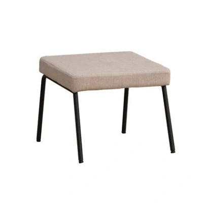 Afbeelding van Bronx71 Hocker Espen beige gerecyclede stof