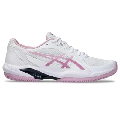 Afbeelding van Asics Solution Swift FF 2 CLAY Tennisschoenen voor kleibanen, Dames, Maat: 39, White/ube Textiel/ synthetisch