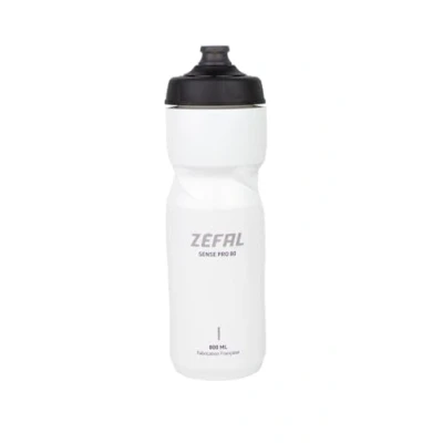 Afbeelding van ZEFAL Sense Pro 80 fietsfles, wit, drinkfles voor mountainbike of racefiets, 800 ml, 85 g, gemaakt in Frankrijk