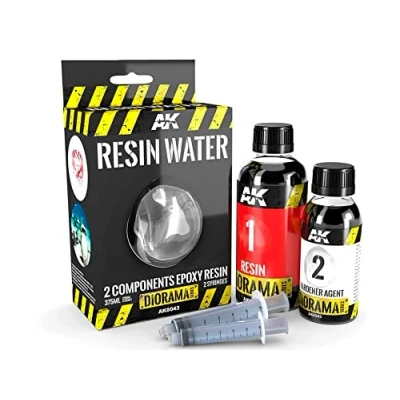 Afbeelding van Resin Water 2 Components Epoxy Diorama Series 375ml AK8043