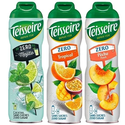 Afbeelding van Teisseire Zero Mojito siroop, Tropical, Perzik 600 ml Cocktails, Milkshakes