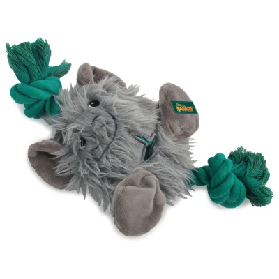 Afbeelding van All For Paws Safari Big Foot Elephant Hondenspeelgoed 31 cm Grijs