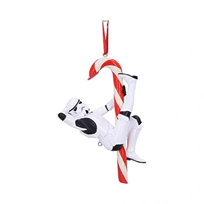 Image de Boule de Noël Figure d&#039;art Stormtrooper Candy Cane 12 cm