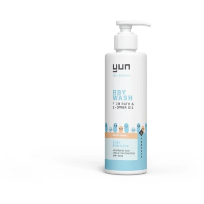Afbeelding van YUN BBY NOURISHING Bad &amp; doucheolie microbioomveilige babyverzorging 200 ml