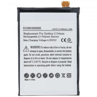 Afbeelding van Accu geschikt voor Asus Zenfone 2 Deluxe, Li Polymer, 3.85V, 2900mAh, 11.2Wh, ingebouwd, zonder gere