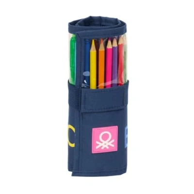 Afbeelding van Alleshouder Benetton Damero Marineblauw 7 x 20 cm 27 Onderdelen