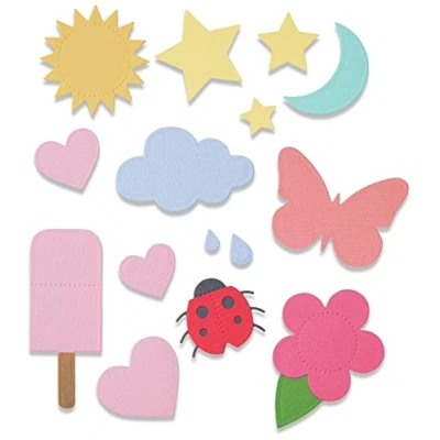 Afbeelding van Sizzix Thinlits Die Set Basic Shapes by Debi Potter 16PK 665185 (04 21)